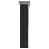 vidaXL Tuinschuur 116x45x175cm Grijs (34% Korting)