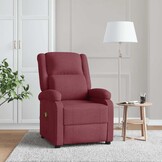 vidaXL Massagestoel Stof Wijnrood - 35% Korting!