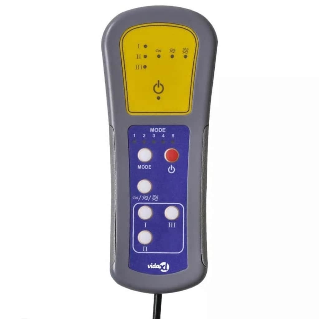 vidaXL Massagestoel Stof Wijnrood - 35% Korting!
