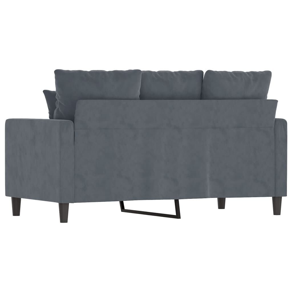 vidaXL Tweezitsbank Donkergrijs Velvet - 35% Korting!