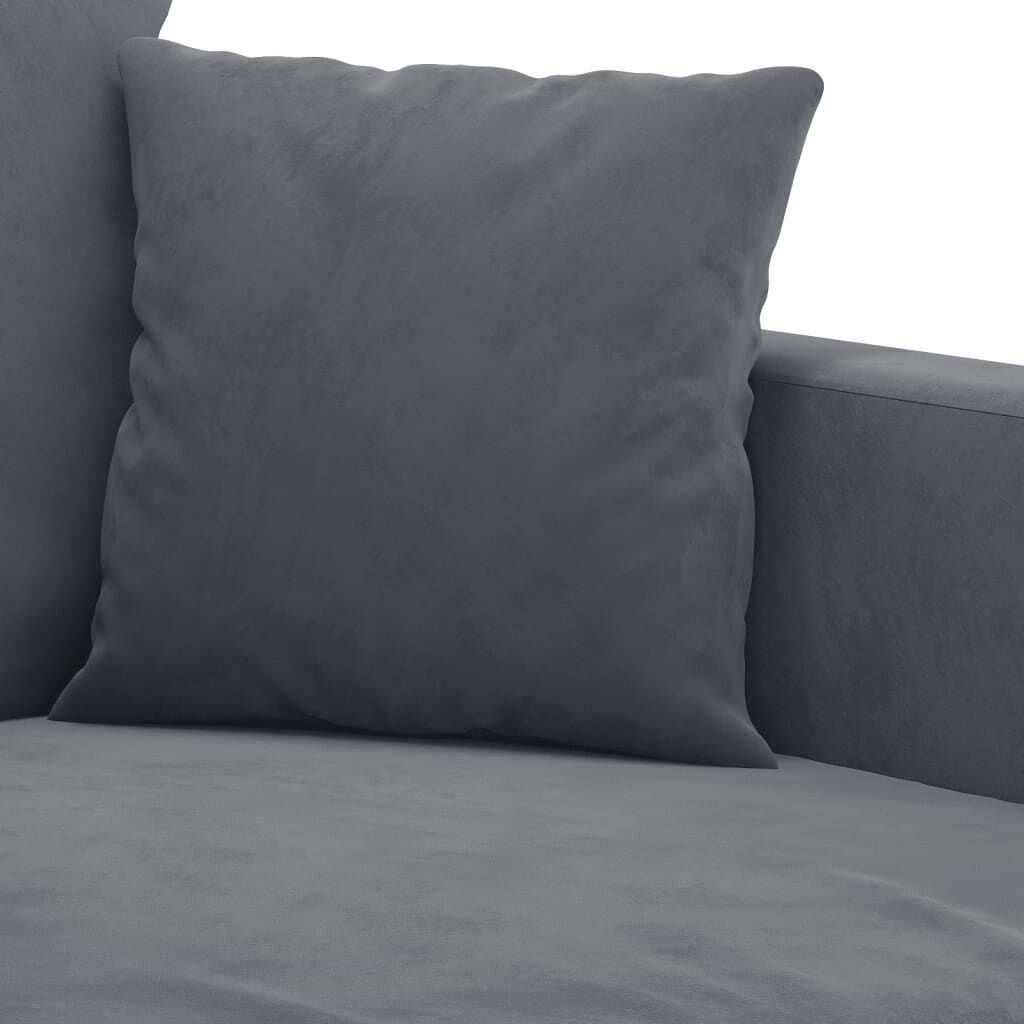 vidaXL Tweezitsbank Donkergrijs Velvet - 35% Korting!