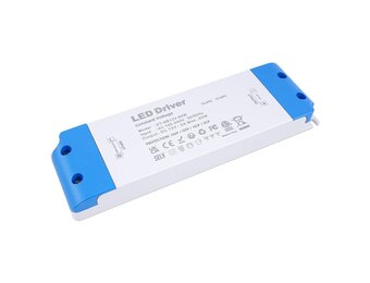 Bespaar 28%: Dunne LED Transformator 60W 12V DC IP44