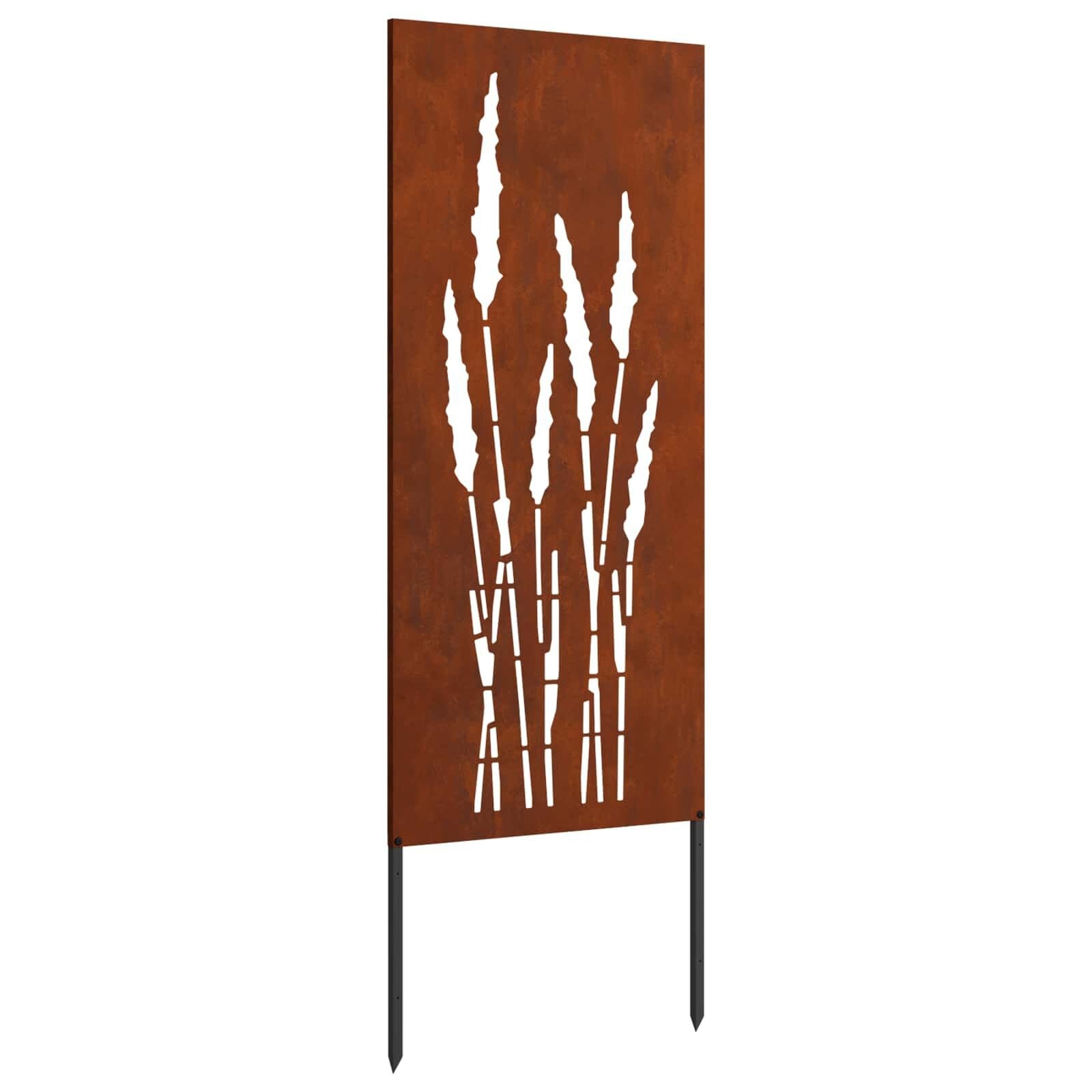 VidaXL Tuin Privacy Screen Bloemen 50x140cm Cortenstaal - 34% Korting!