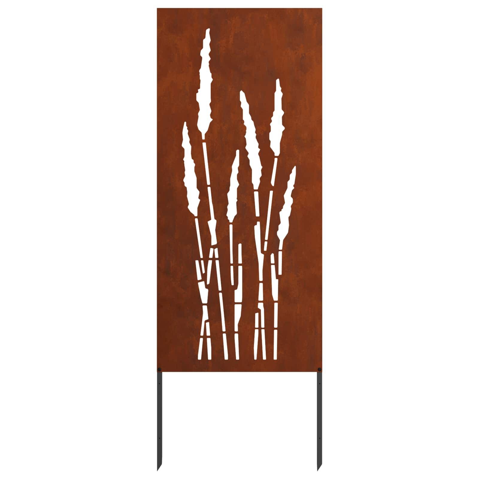 VidaXL Tuin Privacy Screen Bloemen 50x140cm Cortenstaal - 34% Korting!