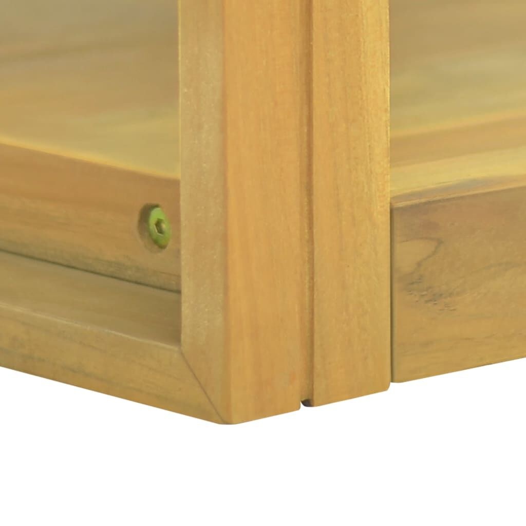 Badkamerwandkast Massief Teakhout 90x45x35 cm - 51% Korting