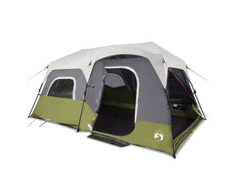 vidaXL 9-persoons Waterdichte Tent met LED - Blauw (35% korting)