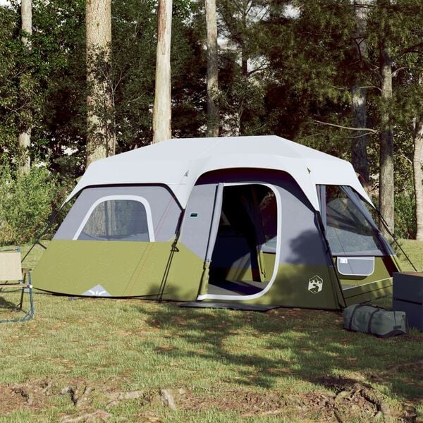 vidaXL 9-persoons Waterdichte Tent met LED - Blauw (35% korting)