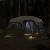 vidaXL 9-persoons Waterdichte Tent met LED - Blauw (35% korting)