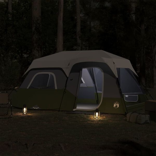 vidaXL 9-persoons Waterdichte Tent met LED - Blauw (35% korting)