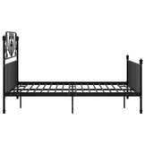 VidaXL Bedframe Metaal Zwart 140x200 cm - 35% Korting!