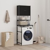 VidaXL Wasmachinekast Zwart - 68x48.5x194 cm - 34% Korting