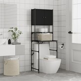 VidaXL Wasmachinekast Zwart - 68x48.5x194 cm - 34% Korting