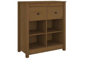 vidaXL Dressoir Grenenhout 70x35x80cm Honingbruin - 62% Korting!