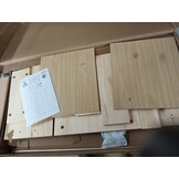 VidaXL Dressoir Grenenhout - 70x35x80 cm - Honingbruin - 59% Korting