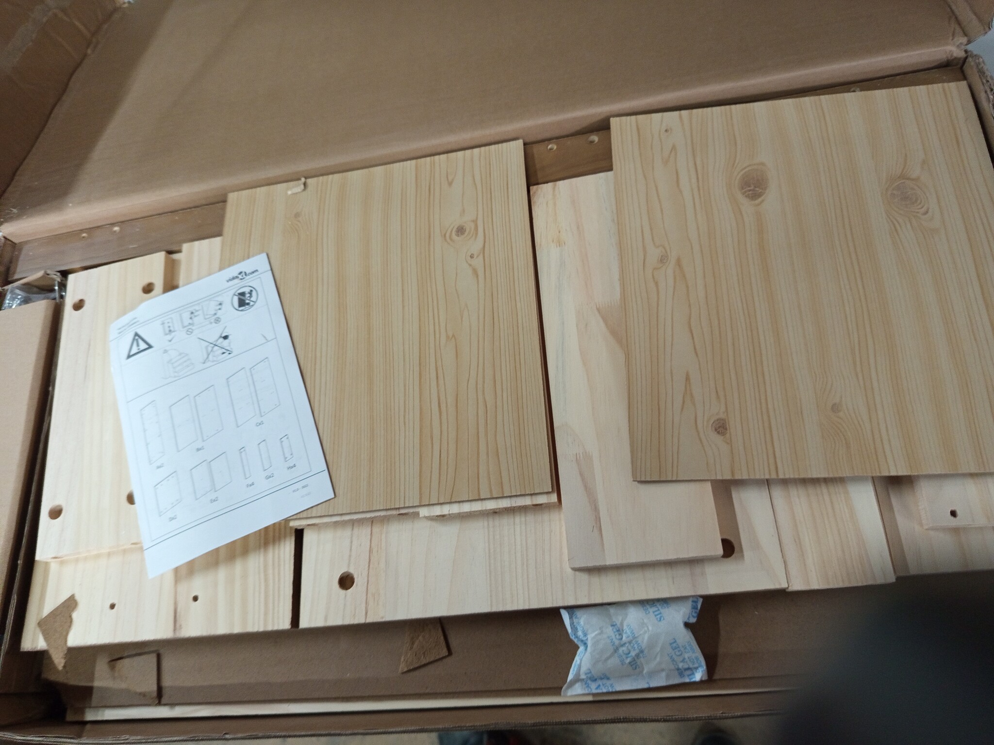 VidaXL Dressoir Grenenhout - 70x35x80 cm - Honingbruin - 59% Korting