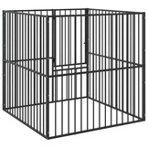 VidaXL Hondenkennel 4 panelen - 35% Korting