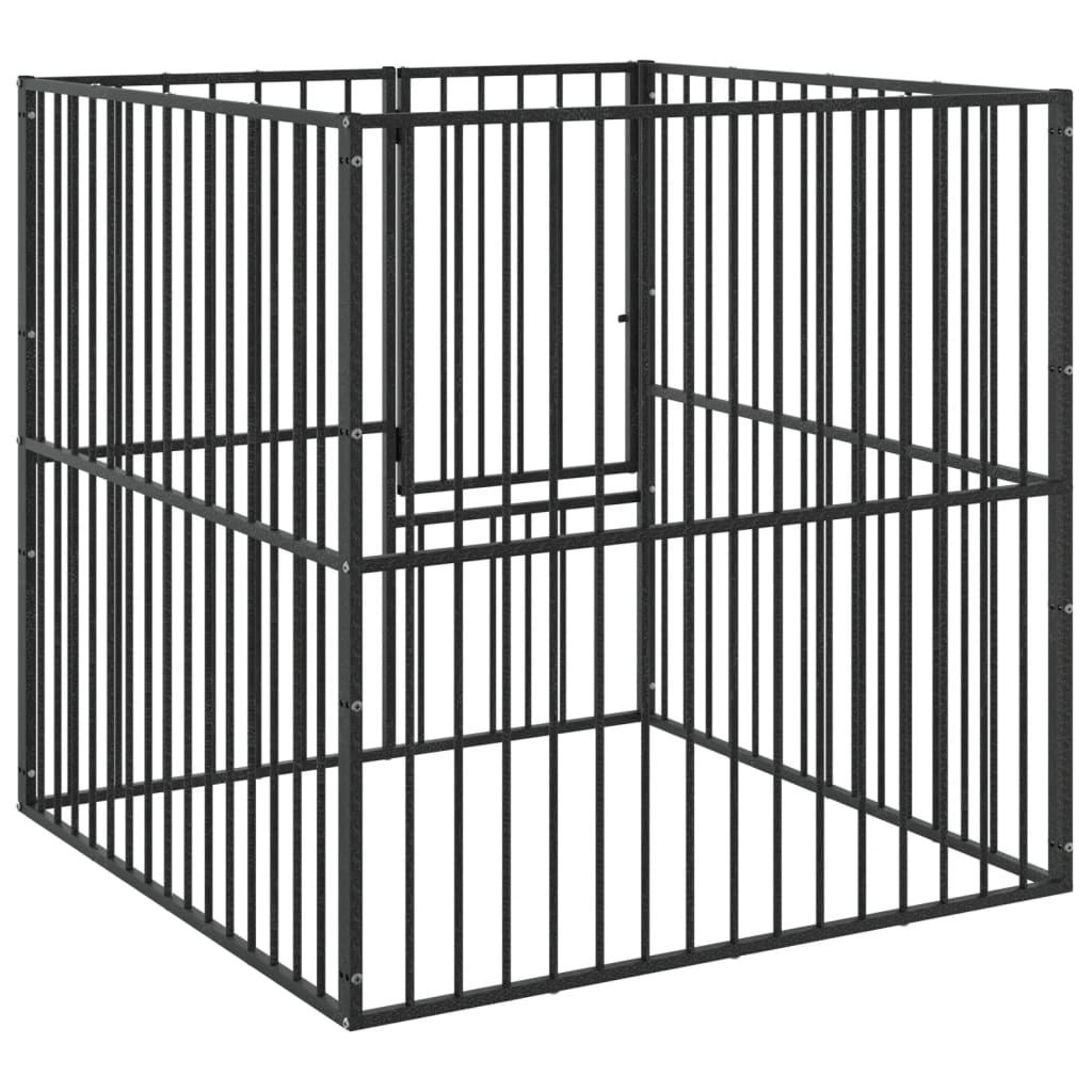 VidaXL Hondenkennel 4 panelen - 35% Korting