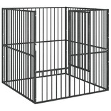 VidaXL Hondenkennel 4 panelen - 35% Korting