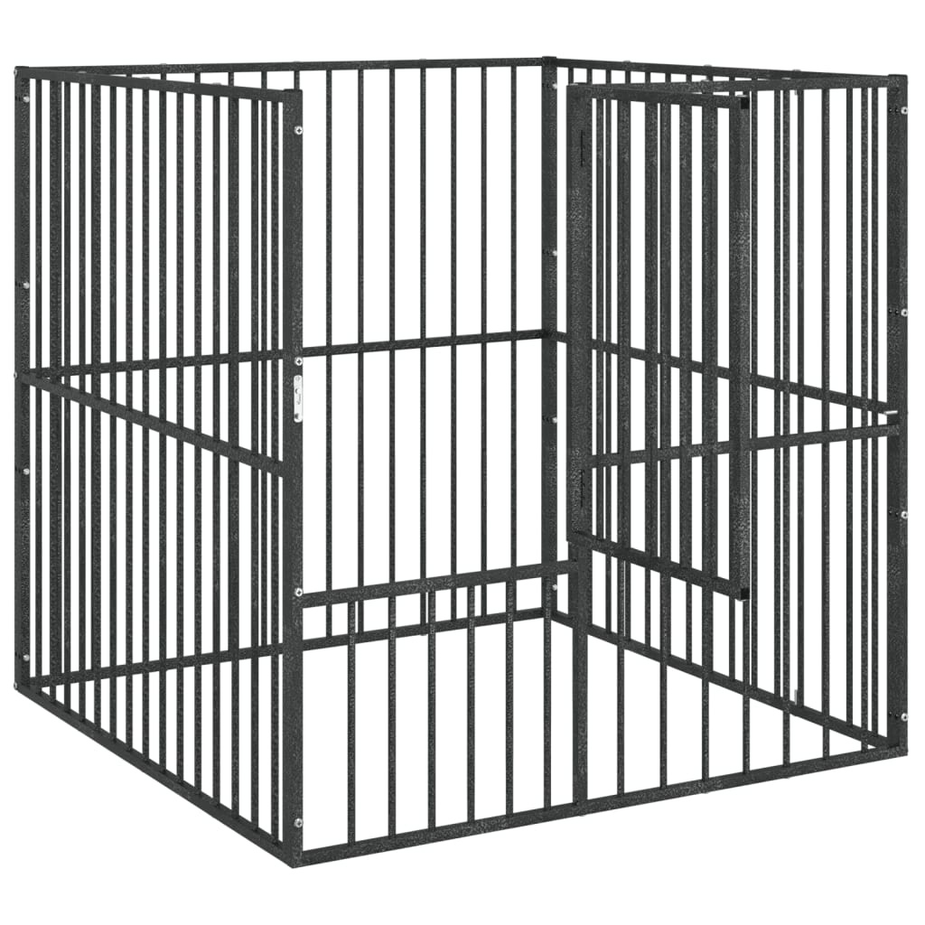 VidaXL Hondenkennel 4 panelen - 35% Korting