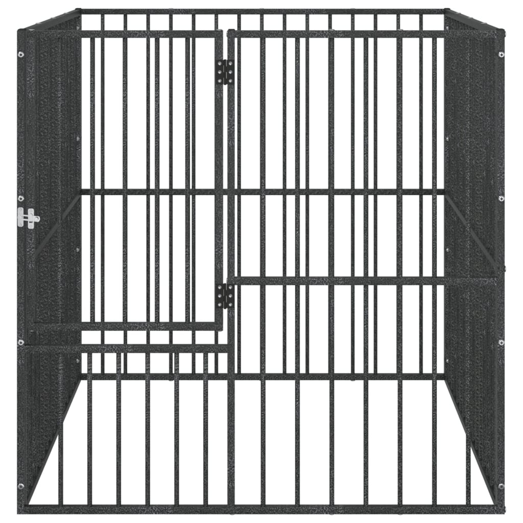 VidaXL Hondenkennel 4 panelen - 35% Korting