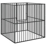VidaXL Hondenkennel 4 panelen - 35% Korting