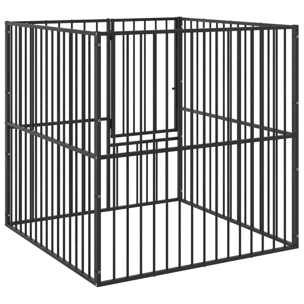 VidaXL Hondenkennel 4 panelen - 35% Korting