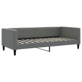VidaXL Slaapbank Donkergrijs Stof (90x200cm) - 30% Korting!