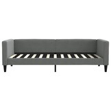 VidaXL Slaapbank Donkergrijs Stof (90x200cm) - 30% Korting!