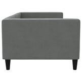 VidaXL Slaapbank Donkergrijs Stof (90x200cm) - 30% Korting!