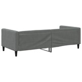 VidaXL Slaapbank Donkergrijs Stof (90x200cm) - 30% Korting!