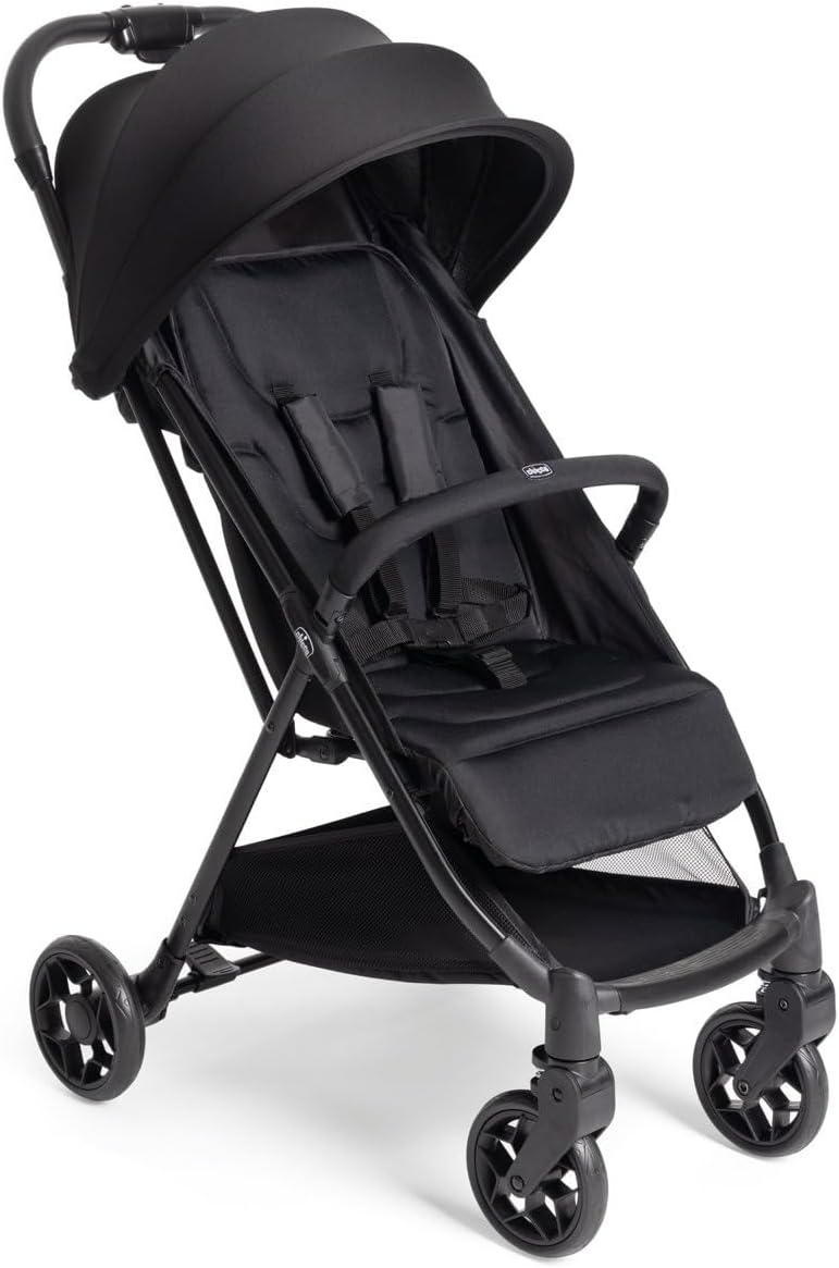 Chicco Urbino Kinderwagen vanaf 0 maanden tot 22 kg, lichte kinderwagen met intelligente en compacte sluiting, uittrekbare kap met UV50+ behandeling, regenbestendig, verstelbare en verstelbare