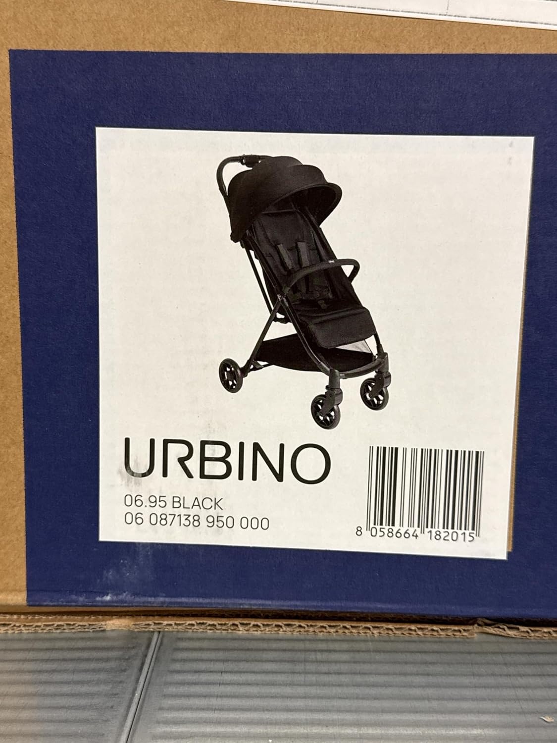 Chicco Urbino Kinderwagen vanaf 0 maanden tot 22 kg, lichte kinderwagen met intelligente en compacte sluiting, uittrekbare kap met UV50+ behandeling, regenbestendig, verstelbare en verstelbare