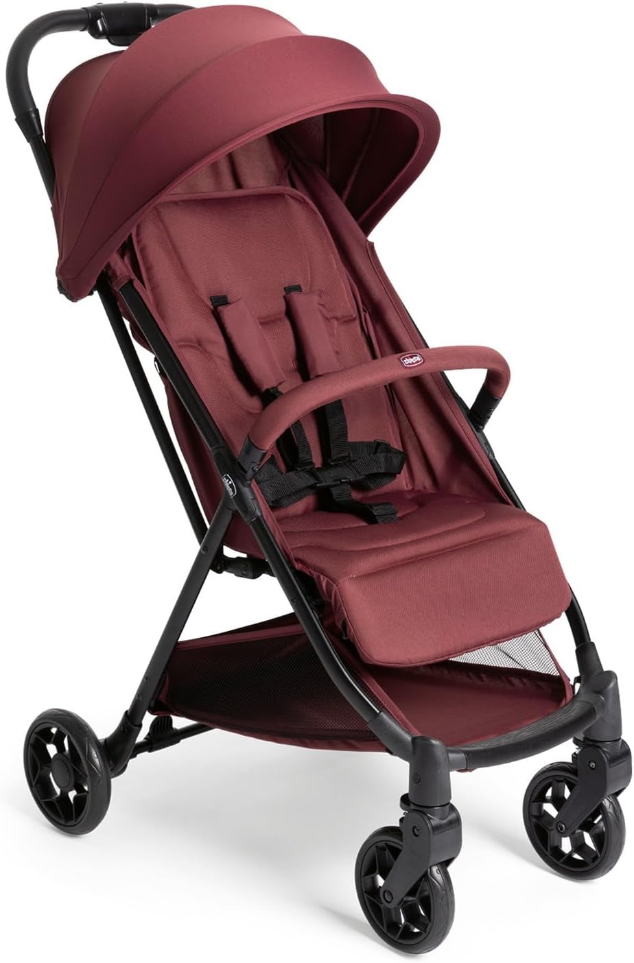 Chicco Urbino Kinderwagen vanaf 0 maanden tot 22 kg, lichte kinderwagen met intelligente en compacte sluiting, uittrekbare kap met UV50+ behandeling, regenbestendig, verstelbare en verstelbare