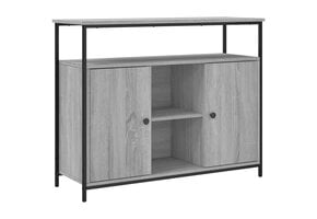 vidaXL Dressoir Grijs Sonoma 100x35x80 cm - 46% Korting!
