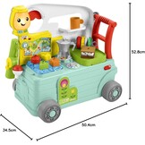 Fisher-Price - Lachen en leren, 3-in-1, duwspeelgoed voor eerste stappen en muzikaal activiteitencentrum, speelgoed voor kinderen van 9-36 maanden, HCK51
