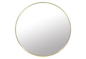 Ronde Wandspiegel Badkamer Ø 70cm Goud met Korting