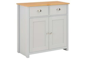 vidaXL Dressoir Grijs - 79x35x81 cm - 66% Korting