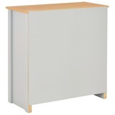 vidaXL Dressoir Grijs - 79x35x81 cm - 63% Korting!