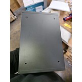 Brievenbus met venster 32 x 21,5 cm – Staal – Antraciet