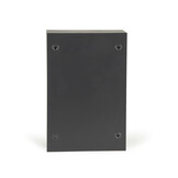 Brievenbus met venster 32 x 21,5 cm – Staal – Antraciet