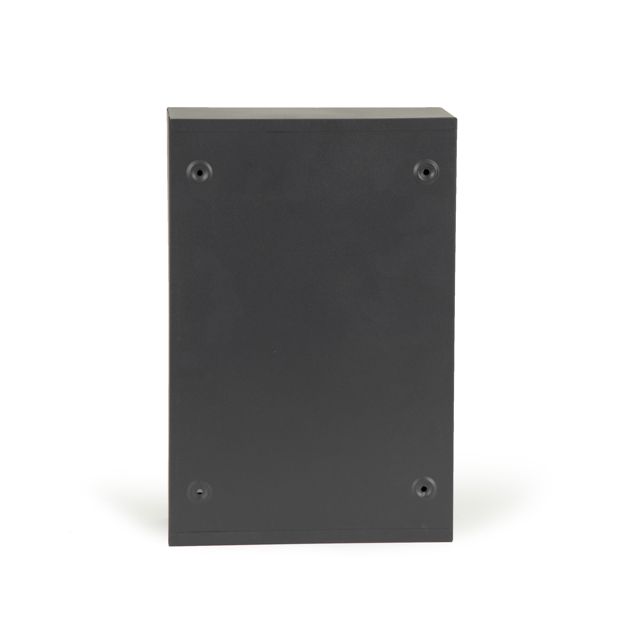 Brievenbus met venster 32 x 21,5 cm – Staal – Antraciet