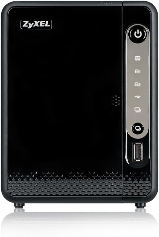 Persoonlijke Zyxel Cloud Storage [2-Bay] voor thuis met Remote Access en mediastreaming [NAS326],zwart