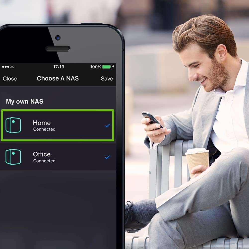 Persoonlijke Zyxel Cloud Storage [2-Bay] voor thuis met Remote Access en mediastreaming [NAS326],zwart