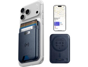 ESR MagSafe Wallet met Find My Functionaliteit en RFID-blokkering - Donkerblauw
