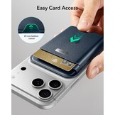 ESR MagSafe Wallet met Find My Functionaliteit en RFID-blokkering - Donkerblauw