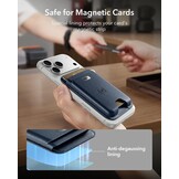 ESR MagSafe Wallet met Find My Functionaliteit en RFID-blokkering - Donkerblauw