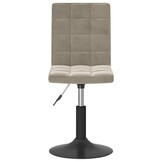 vidaXL Draaibare Eetkamerstoelen - 2 stuks, Fluweel Grijs - 52% Korting!