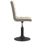 vidaXL Draaibare Eetkamerstoelen - 2 stuks, Fluweel Grijs - 52% Korting!