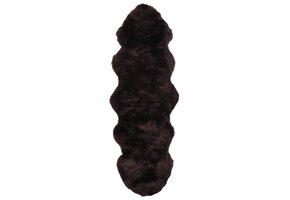 vidaXL Schapenvacht vloerkleed bruin 60x180 cm - 64% korting!