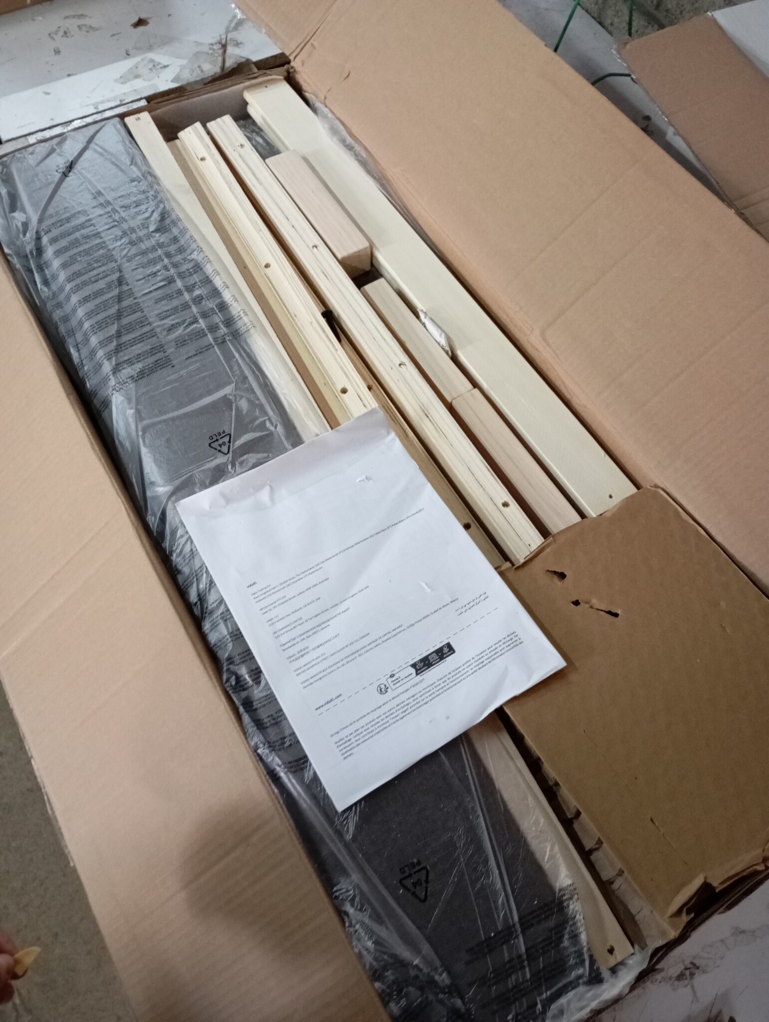 VidaXL Bedframe Stof Taupe 140x200 cm - 59% Korting
